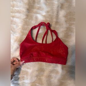 Lululemon Athletica Vibrant Red Sports Bra